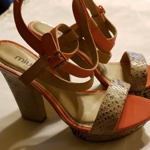 Heeled sandals